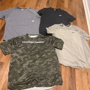 Under Armour Men's Short Sleeve Tees - Gray, Black, Camo, Tan